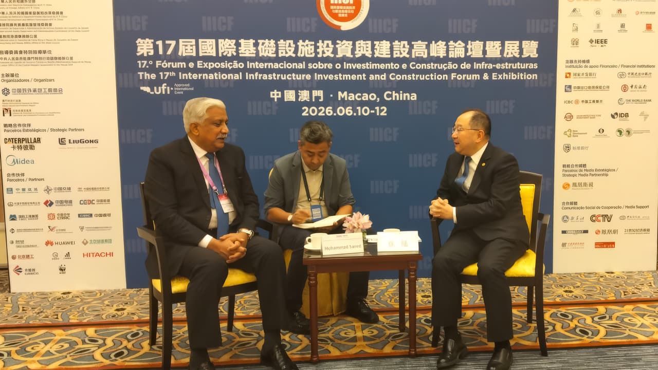 Chairman WAPDA addresses International Infrastructure Investment Forum in Macao, SAR