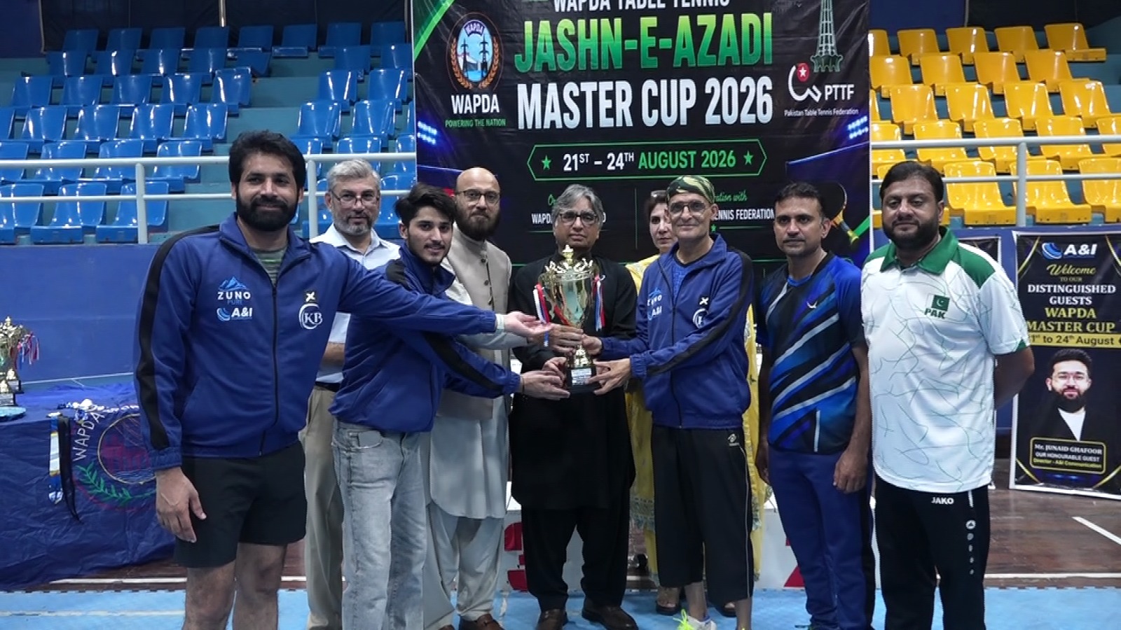 Double Triumph for WAPDA as Jashn-e-Azadi Table Tennis Master Cup 2026 Concludes at Lahore